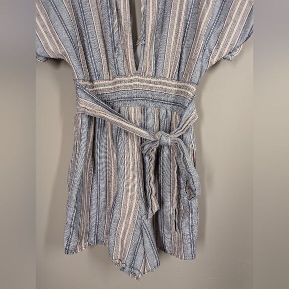 American Eagle Striped Cotton Romper – Size XS - Picture 8 of 8